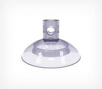 Присоска силиконовая SC-46DH с тремя отверстиями, двойной контур крепления - присоски для стекла вакуумные, крепления табличек на гладких поверхностях