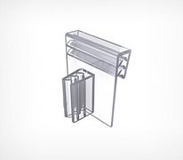 Крепление рекламной продукции, Держатель-захват 'Акула', Держатель-захват SGKLG-00 прямой поперечный захват